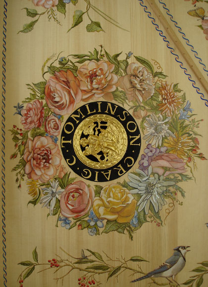 Harpsichord decoration, Blanchet, French double manual - Olga Kornavitch-Tomlinson