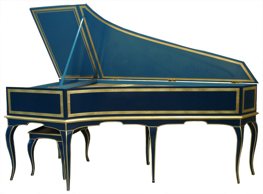 Harpsichord decoration, French double manual - Olga Kornavitch-Tomlinson
