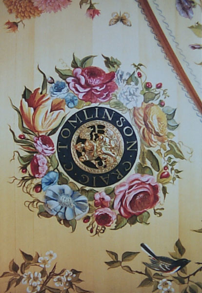 Harpsichord decoration, Blanchet, French double manual - Olga Kornavitch-Tomlinson