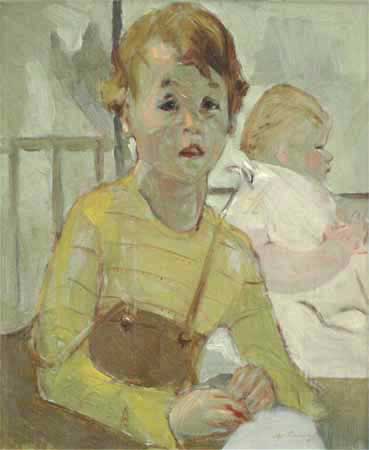 My Children - an Oil Painting by Olga Kornavitch-Tomlinson