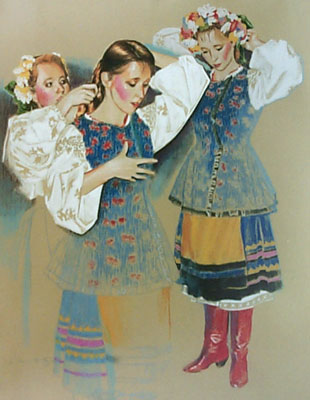 Pastel by Olga Kornavitch-Tomlinson