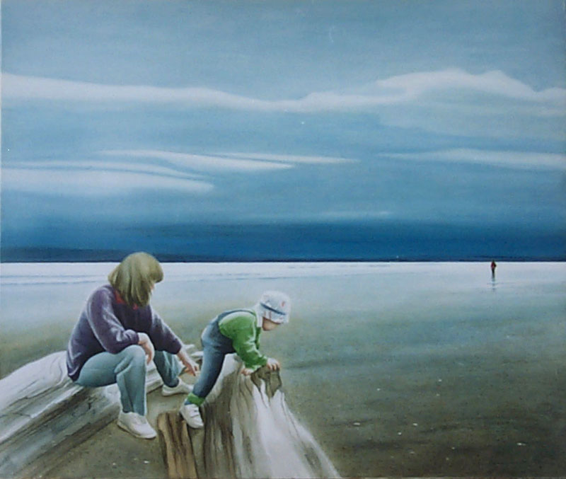 Endless Summer - Oil Painting by Olga Kornavitch-Tomlinson