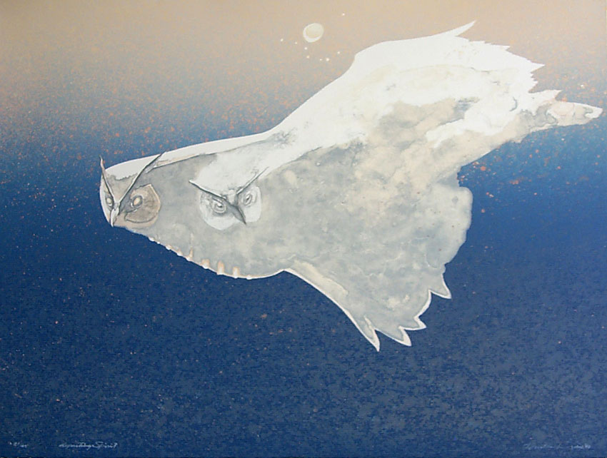 Departing Spirit - Lithograph by Roy Tomlinson