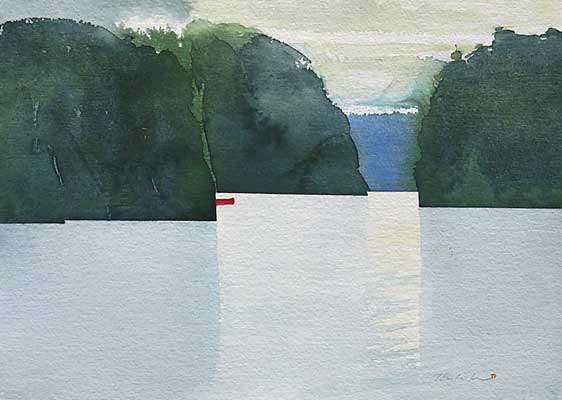 Passages #5 Watercolor by Roy Tomlinson